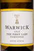 Этикетка Warwick First Lady Chardonnay 2022 0.75 л