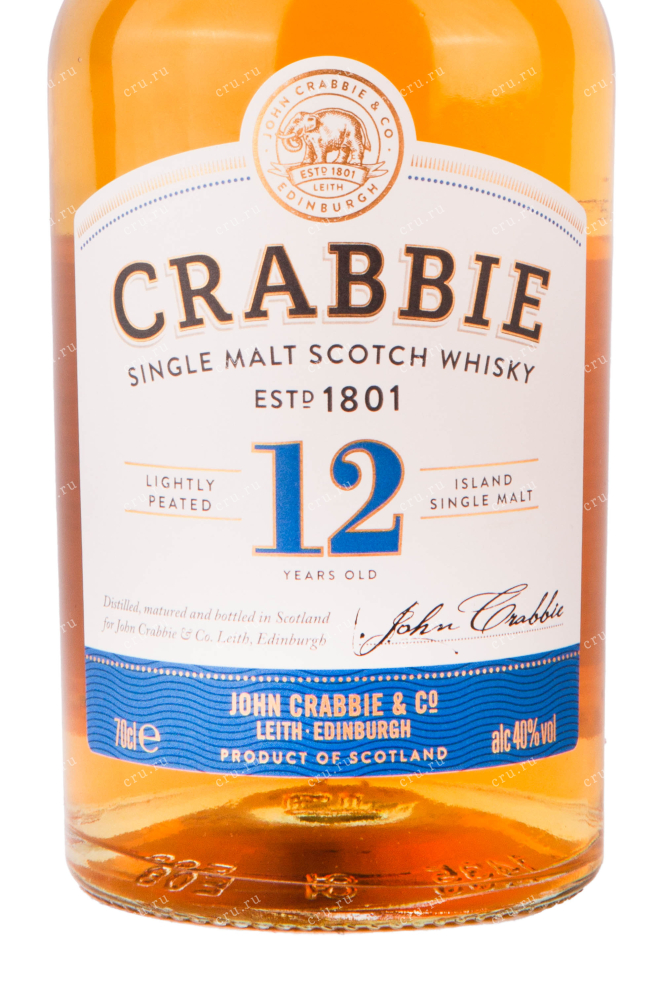 Виски Crabbie 12 years Islay  0.7 л