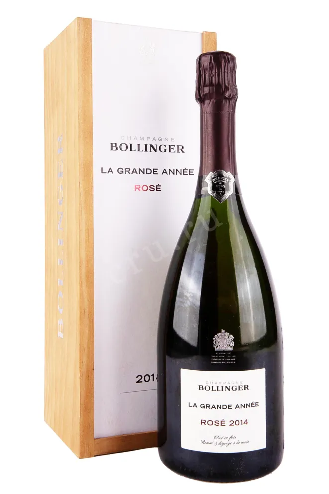 Шампанское Bollinger La Grande Annee Rose in wooden box 2014 0.75 л