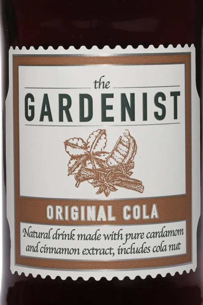 Этикетка The Gardenist Original Cola 0.2 л