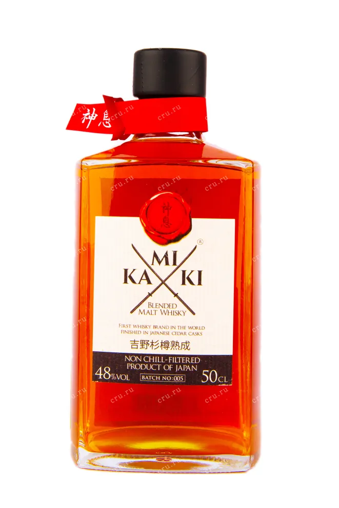 Бутылка виски Камики Блендед Молт 0.5