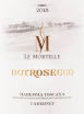 Этикетка вина Le Mortelle Botrosecco Maremma 0.75 л