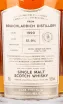 Этикетка Bruichladdich Cask Strength Connoisseurs Choice 1990 0.7 л