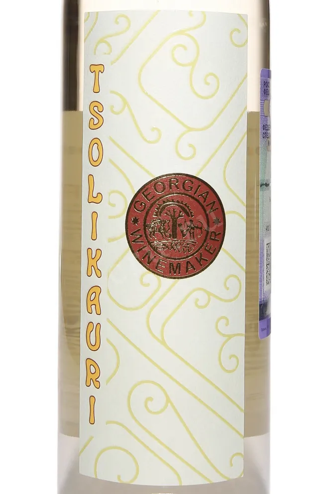 Этикетка Georgian Winemaker Tsolikauri 2022 0.75 л