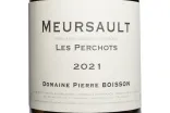 Этикетка Domaine Pierre Boisson Les Perchots Meursault AOC 2021 0.75 л