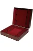 Деревянная коробка Gift Red Wooden Box For Three Bordeaux Bottles