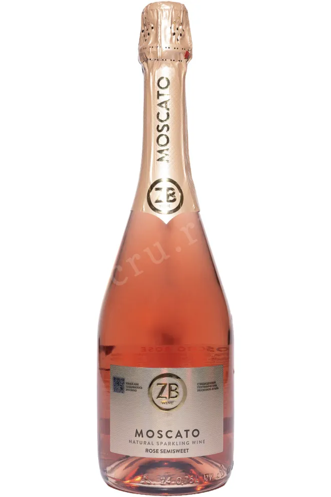 Игристое вино ЗБ вайн Москато Розе 2024 0.75 л