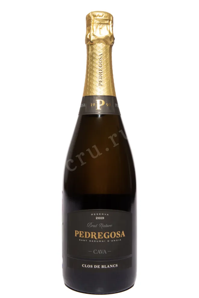 Игристое вино Pedregosa Cava Clos de Blancs Reserva Brut Nature 2019 0.75 л