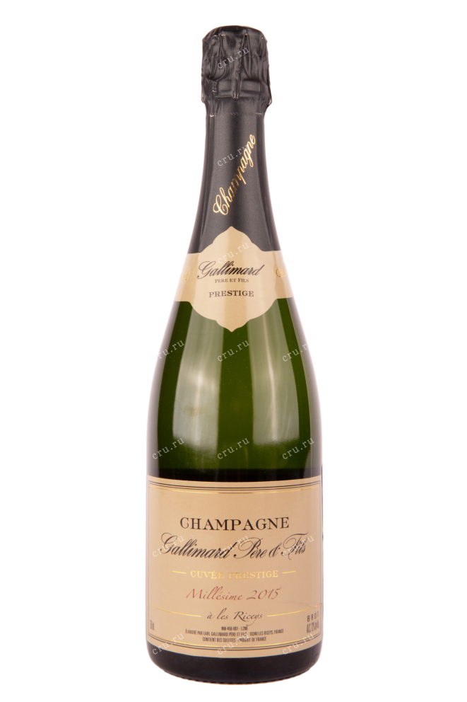 Шампанское Gallimard Cuvee Prestige Millesime 2015 0.75 л