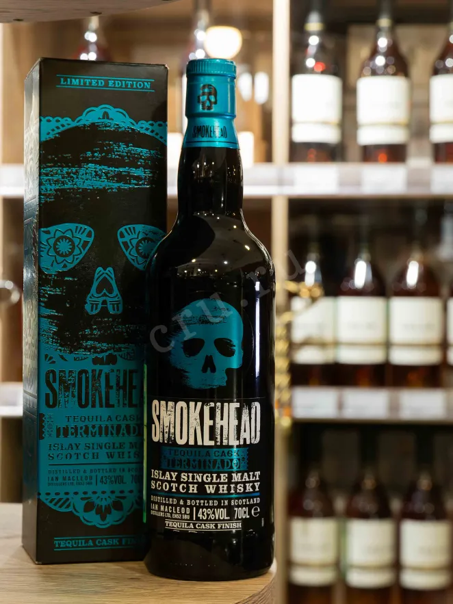 В магазине Крю Профи Smokehead Terminado Tequila Cask in gift box 0.7 л