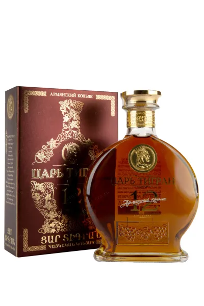 Коньяк Царь Тигран 12 лет  0.5 л