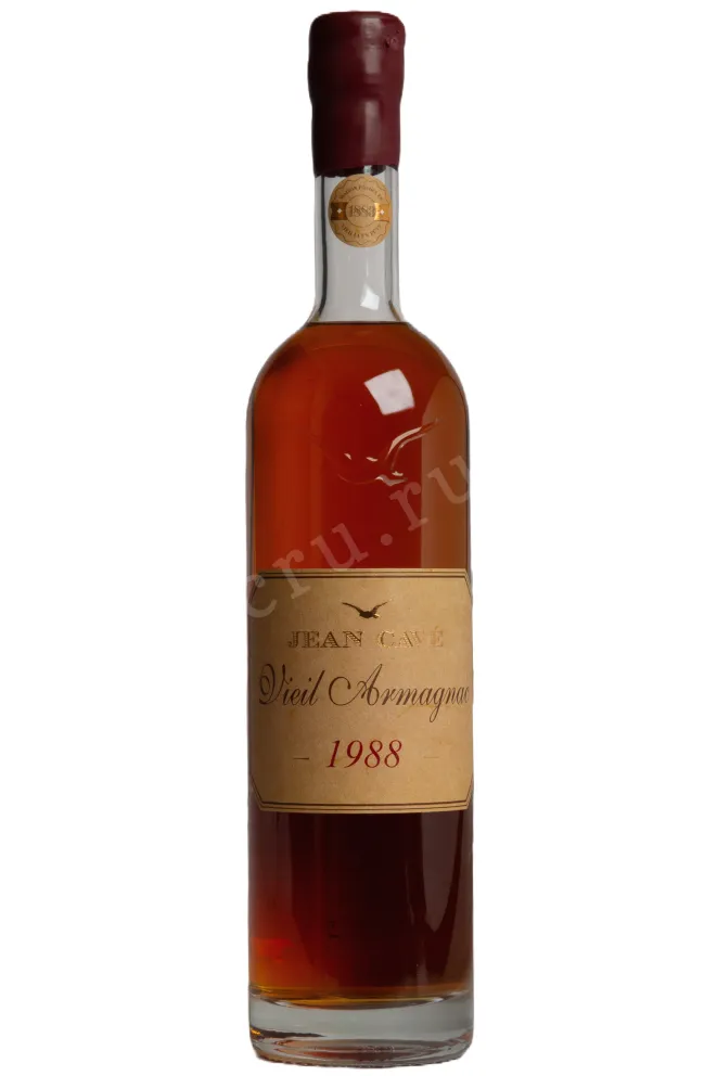 Бутылка Jean Cave Vieil Armagnac 1988 AOC wooden box 1988 0.7 л