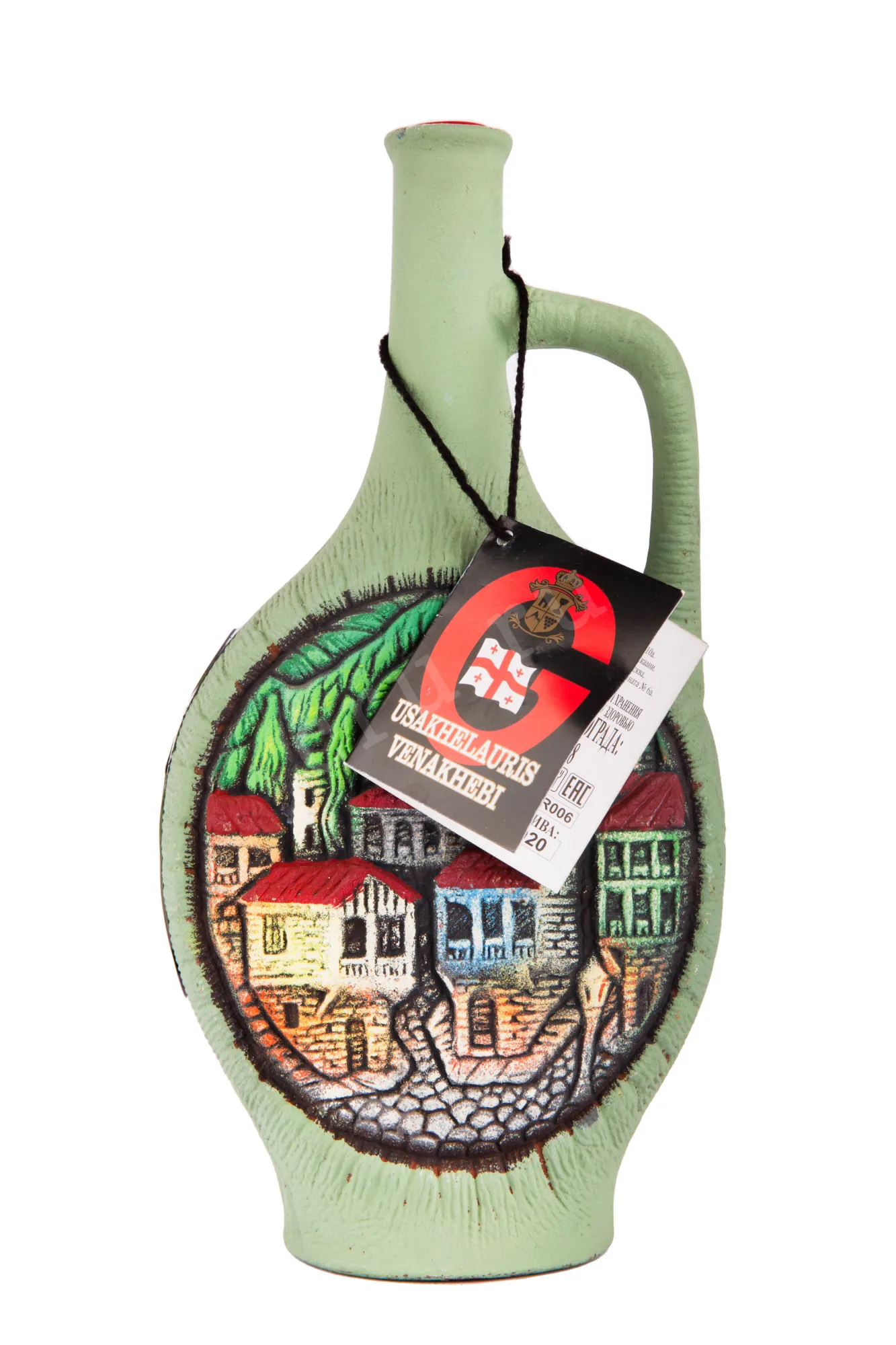 Фото — Вино Usakhelauris Venakhebi Alazani Valley Red Semi-Sweet 2018 1 л