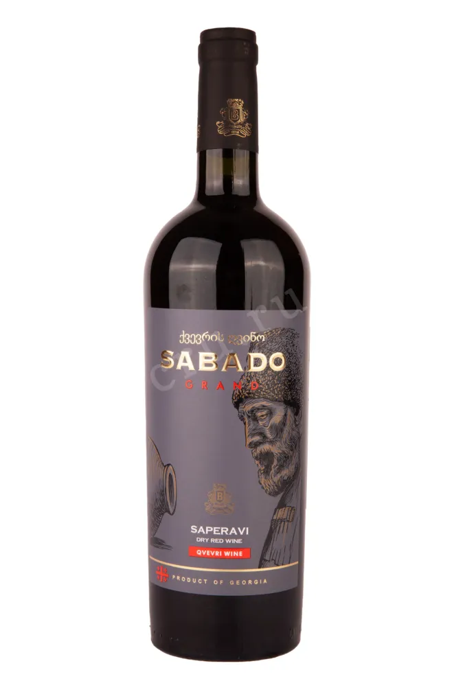 Вино Sabado Grand Saperavi Qvevri 2024 0.75 л