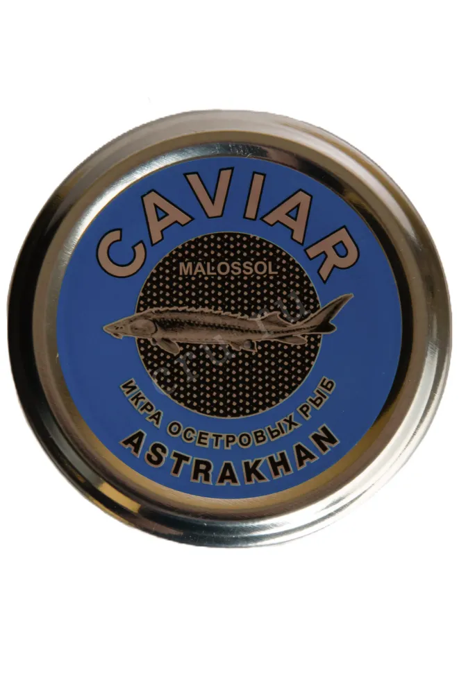 Этикетка Caviar Malossol Astrakhan 0 л