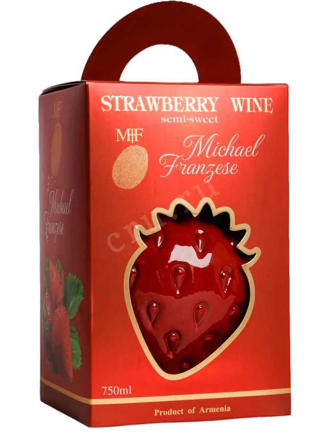 Подарочная коробка Michael Franzese Strawberry in gift box 0.75 л