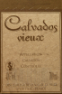 Этикетка кальвадоса G.E. Massenez Vieux 0,7