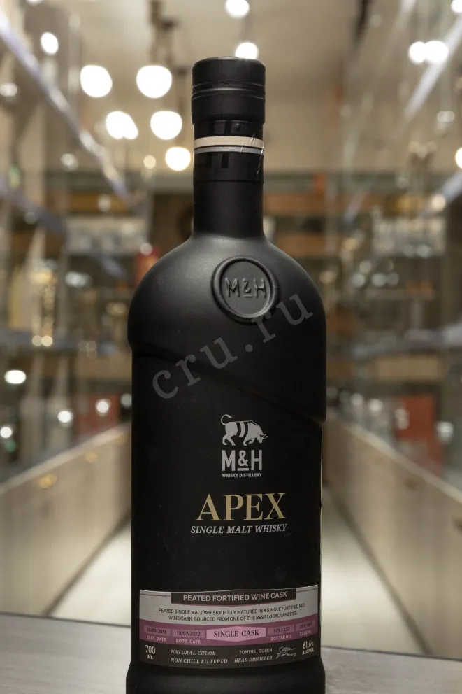 В магазине Крю Профи M&H Apex Single Cask Fortified Red Wine Cask 3 years in gift box 0.7 л