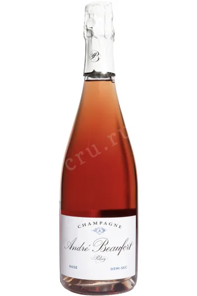 Шампанское Andre Beaufort Polisy Reserve Rose Demi-Sec 2018 0.75 л