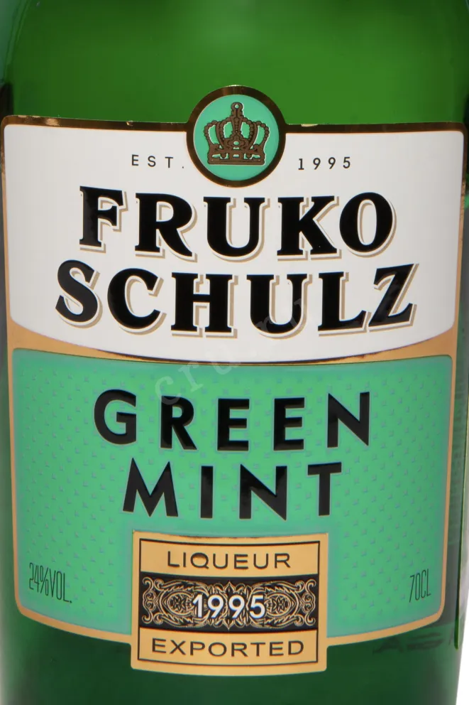 Этикетка Fruko Schulz Green Mint 0.7 л