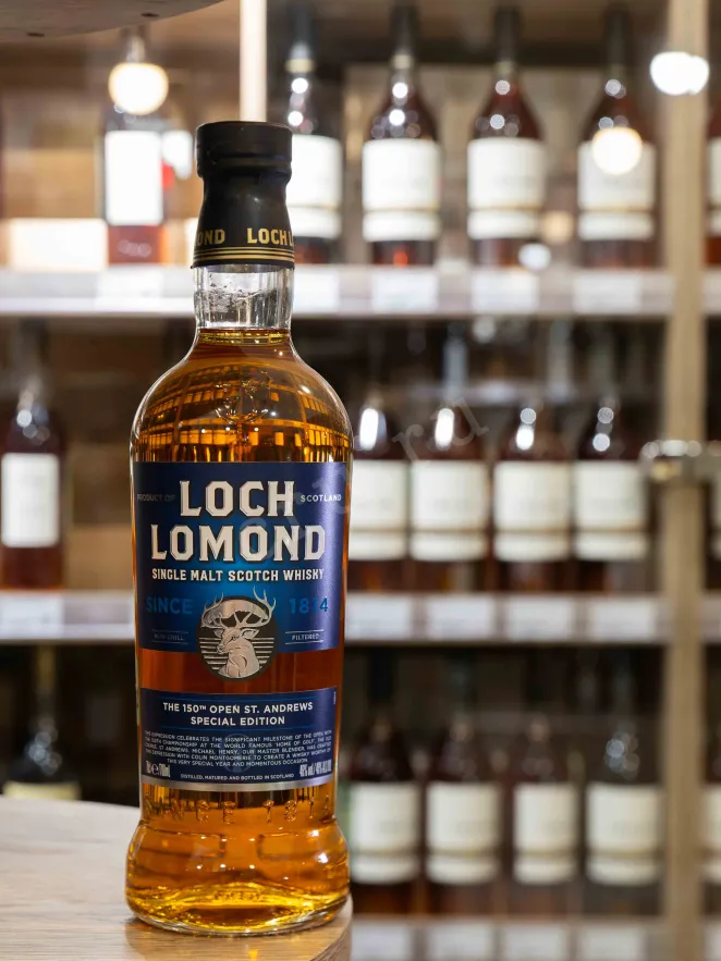 В магазине Крю Профи Loch Lomond 150th The Open Special Edition Single Malt in gift box + 2 glasses 0.7 л