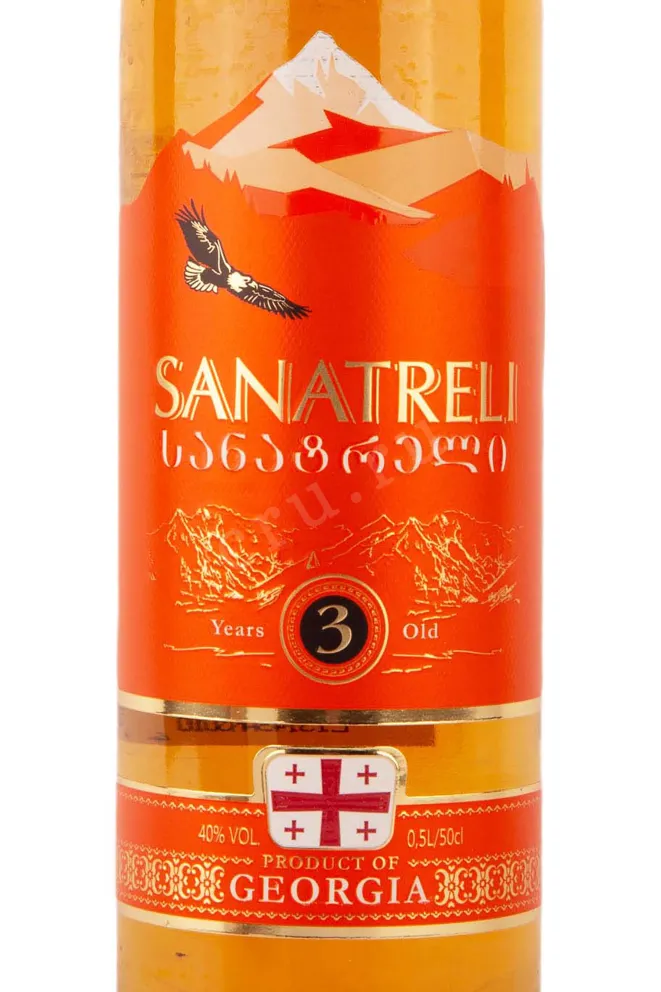 Этикетка Sanatreli 3 years 0.5 л