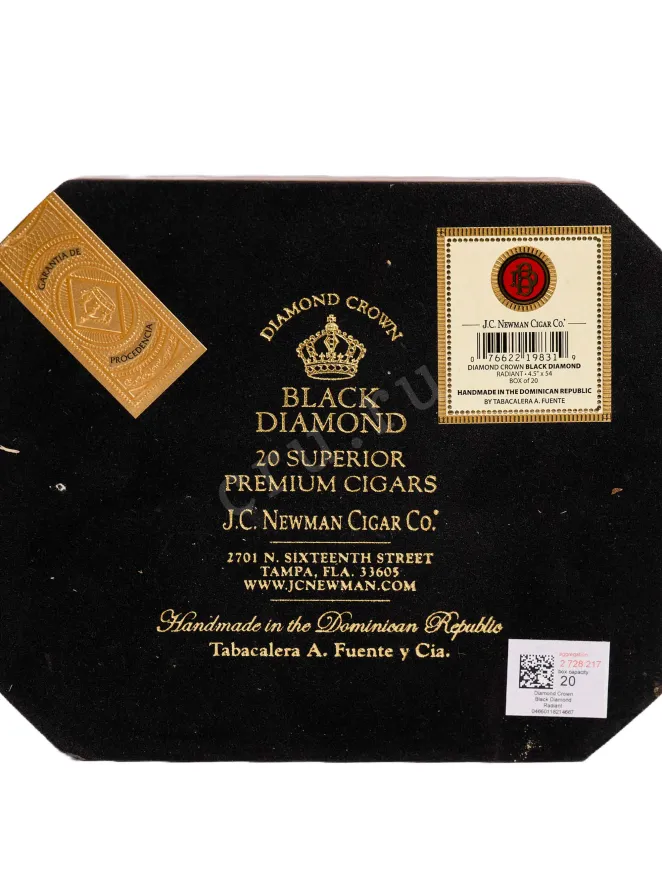 Контрэтикетка Diamond Crown Black Diamond Radiant