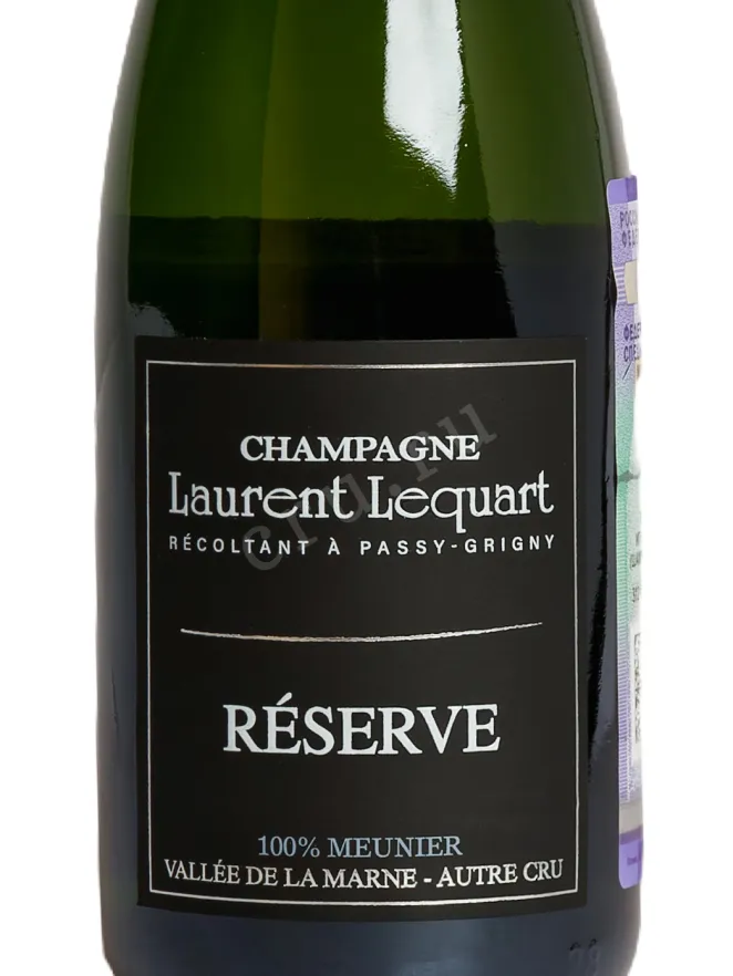 Этикетка Laurent Lequart Reserve 2022 0.375 л