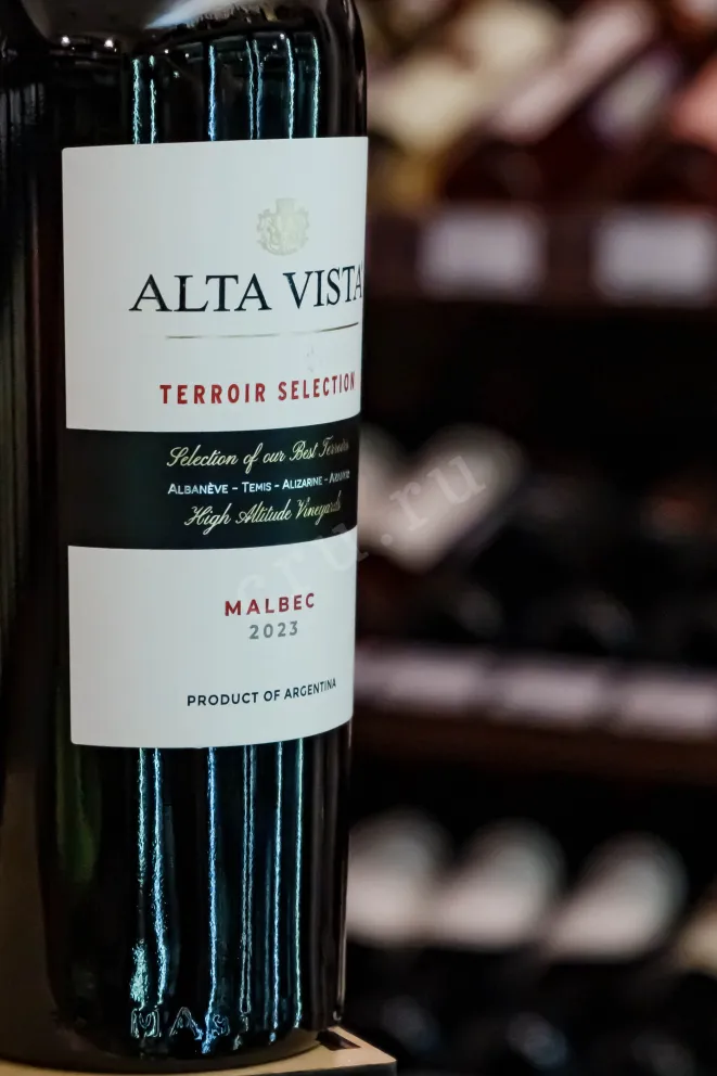 В магазине Крю Профи Alta Vista Malbec Terroir Selection 2023 0.75 л