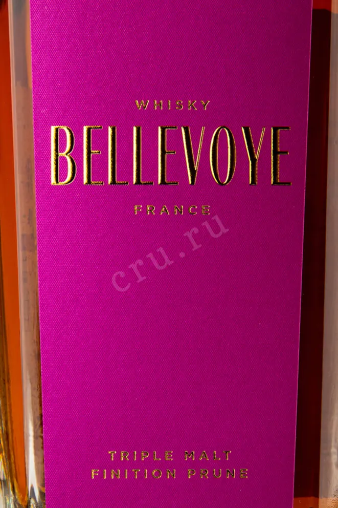 Этикетка Bellevoye Triple Malt Finition Prune 0.7 л