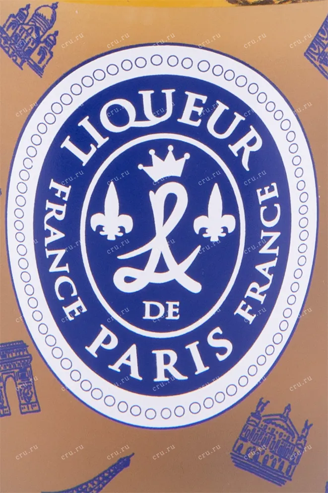 Этикетка ликера De Paris 0.35л