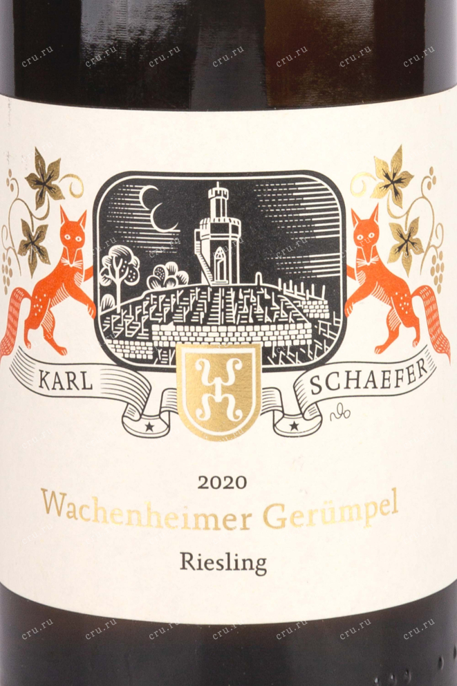 Этикетка Wachenheimer Gerumpel Riesling 2020 0.75 л