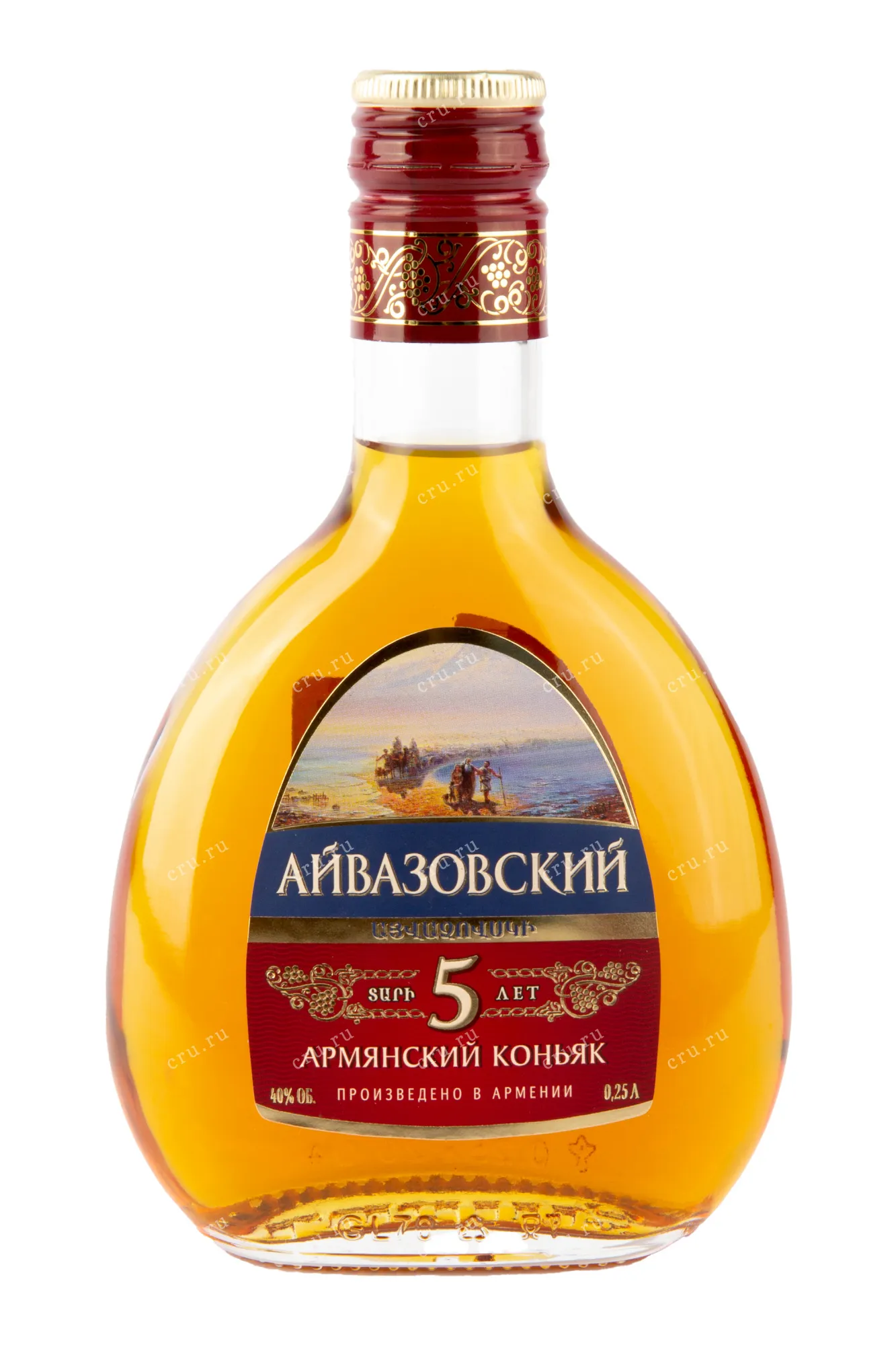Фото — Коньяк Айвазовский 5 лет  0.25 л