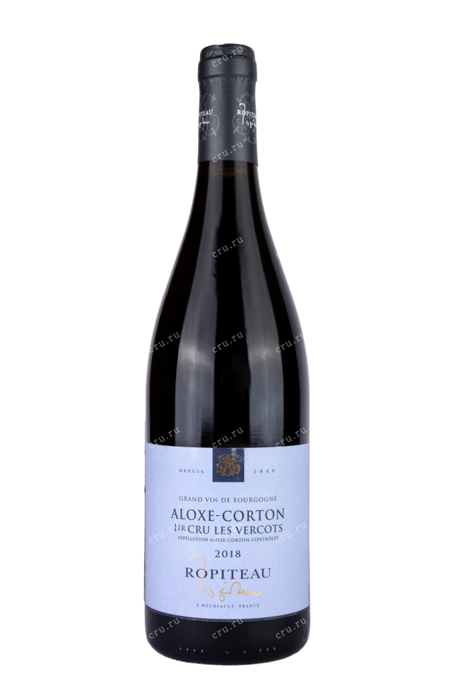 Вино Ropiteau Aloxe-Corton Les Vercots Premier Cru 2018 0.75 л