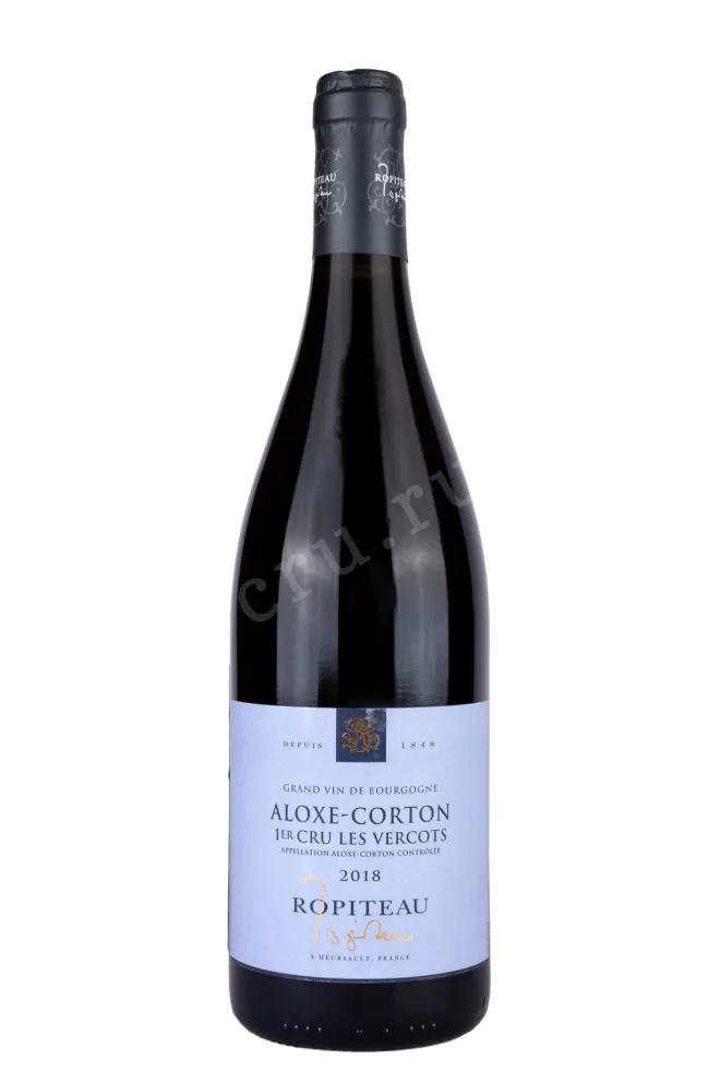 Вино Ropiteau Aloxe-Corton Les Vercots Premier Cru 2018 0.75 л