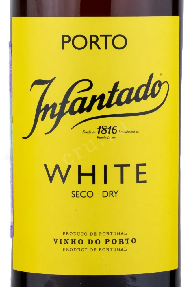 Этикетка портвейна Квинта до Инфантадо Уайт 0.75 л