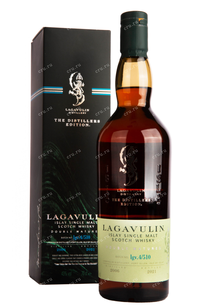 Виски Lagavulin Distillers Edition Double Matured gift box  0.7 л