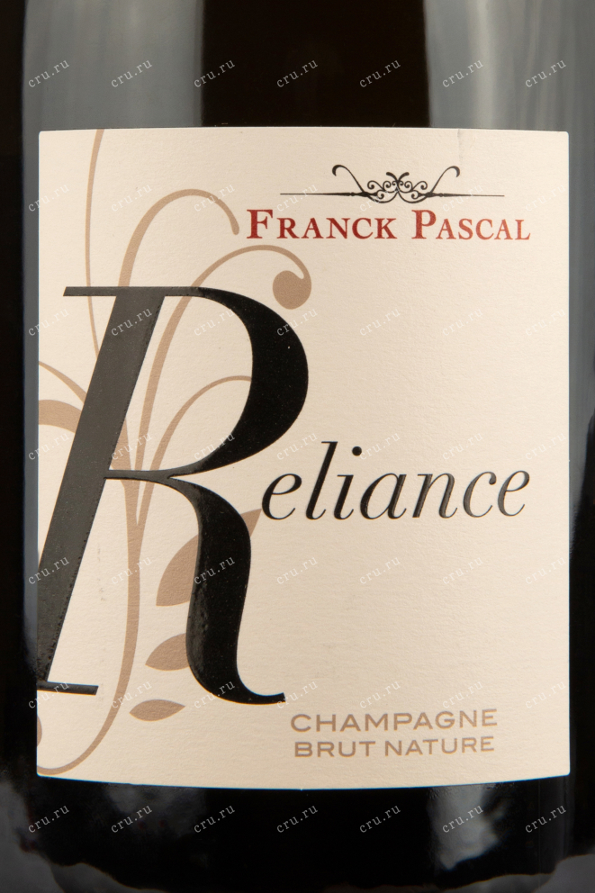 Этикетка вина Франк Паскаль Рельянс 0,75