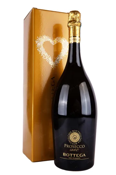 Игристое вино Prosecco Brut Casa Bottega in gift box  1.5 л