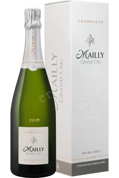 Игристое вино Mailly Grand Cru Millesime Extra Brut Champagne AOC gift box 2019 0.75 л