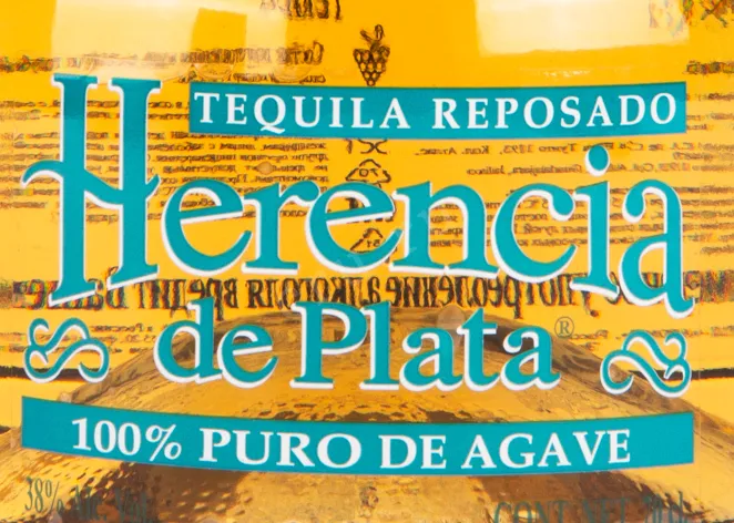 Текила Herencia de Plata Reposado with gift box  0.7 л