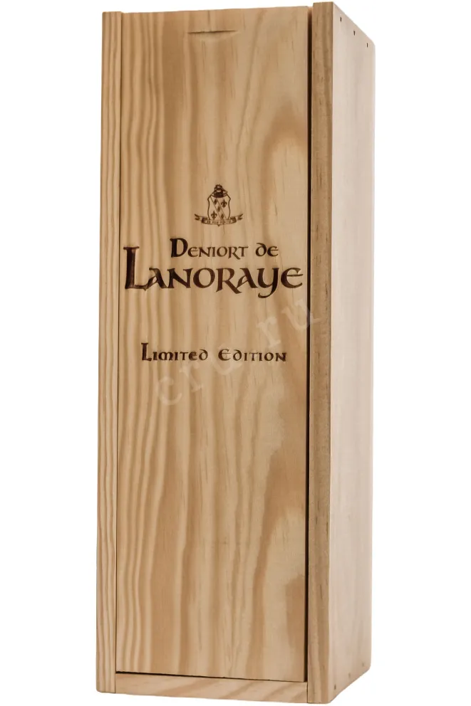 Деревянная коробка Deniort de Lanoraye Grande Champagne wooden box  1988 0.7 л