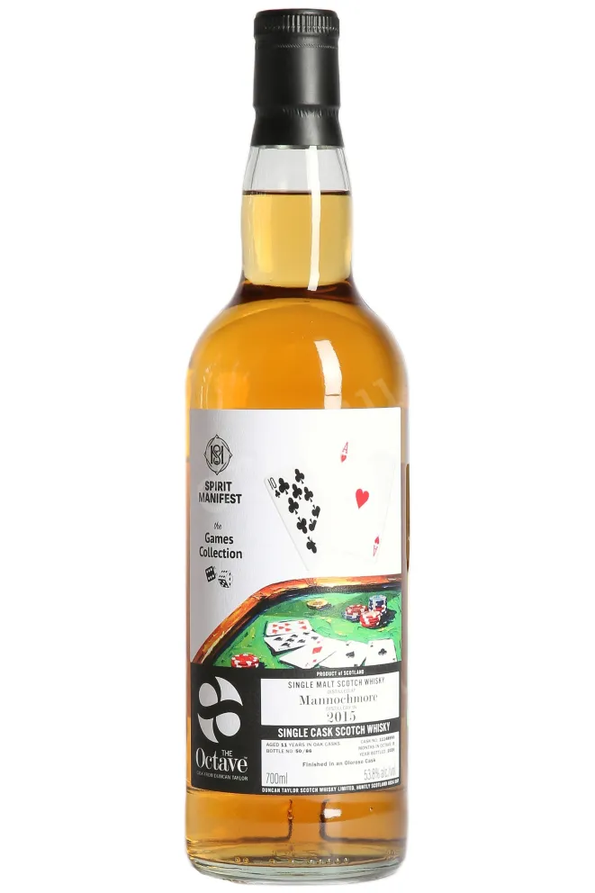 Бутылка Spirit Manifest Mannochmore Octave 11 years in tube 2015 0.7 л