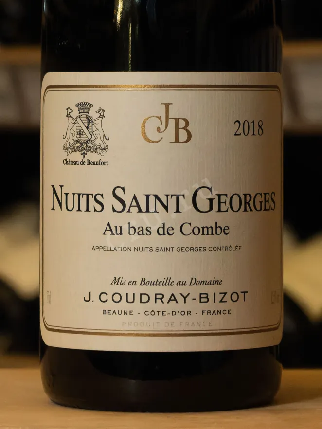 В магазине Крю Профи J.Coudray-Bizot Nuits-Saint-Georges Au Bas De Combe 2018 0.75 л