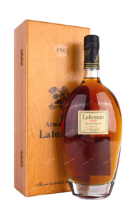 Арманьяк Lafontan wooden box 1990 0.7 л