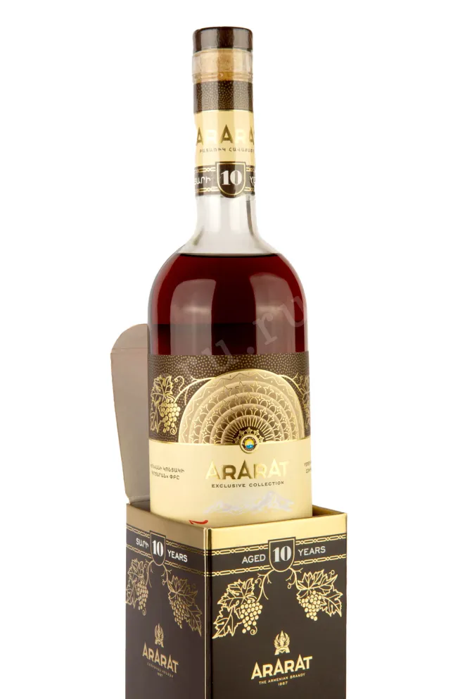 В подарочной коробке Ararat 10 years 0.75 л