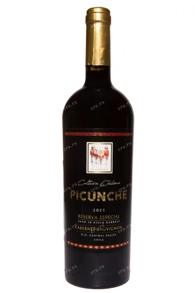 Вино Picunche Cabernet Sauvignon Reserva Especial Central Valley DO 2021 0.75 л