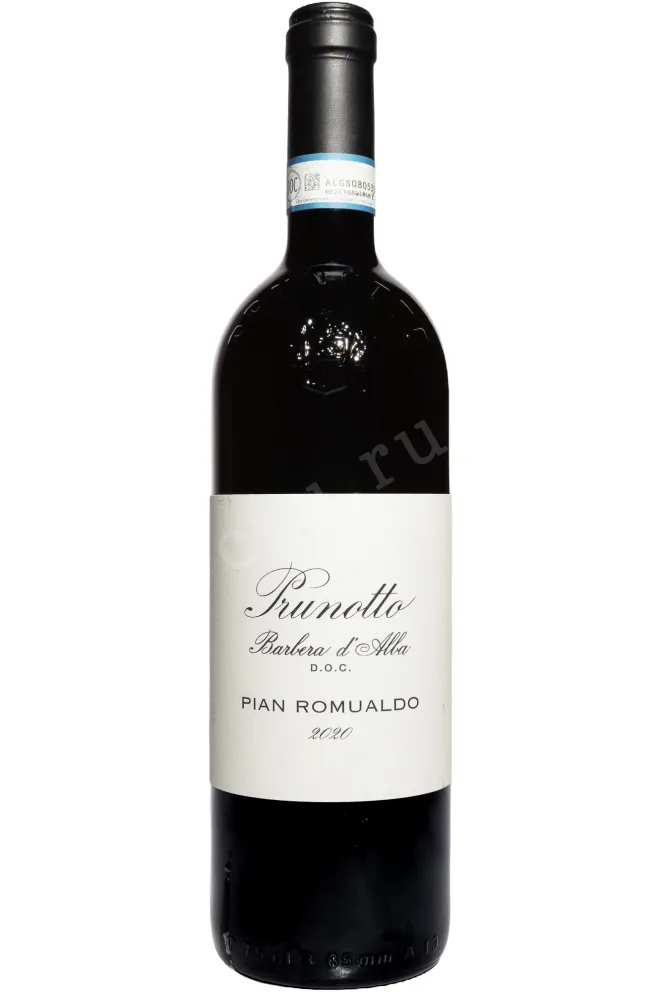 Вино Prunotto Barbera d'Alba DOC Pian Romualdo 2020 0.75 л