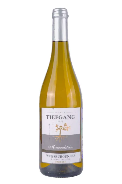 Вино Tiefgang Weissburgunder Mineralstein 2021 0.75 л