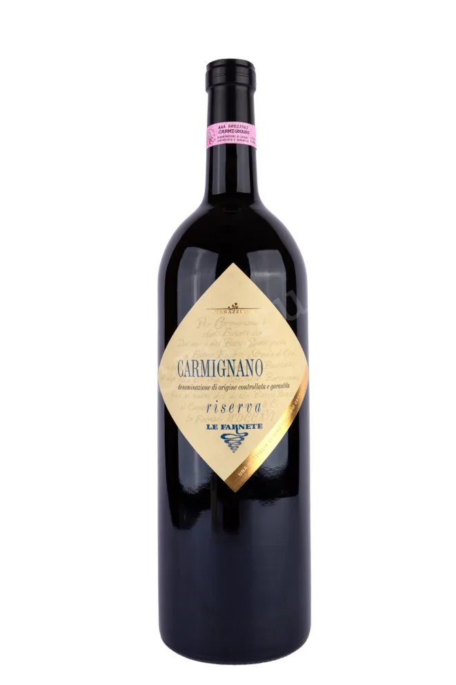 Бутылка Tenuta Le Farnete Carmignano Riserva in wooden box 2019 3 л